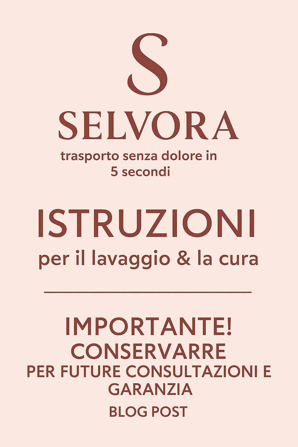 Prestare attenzione per garantire la maggior durata del prodotto